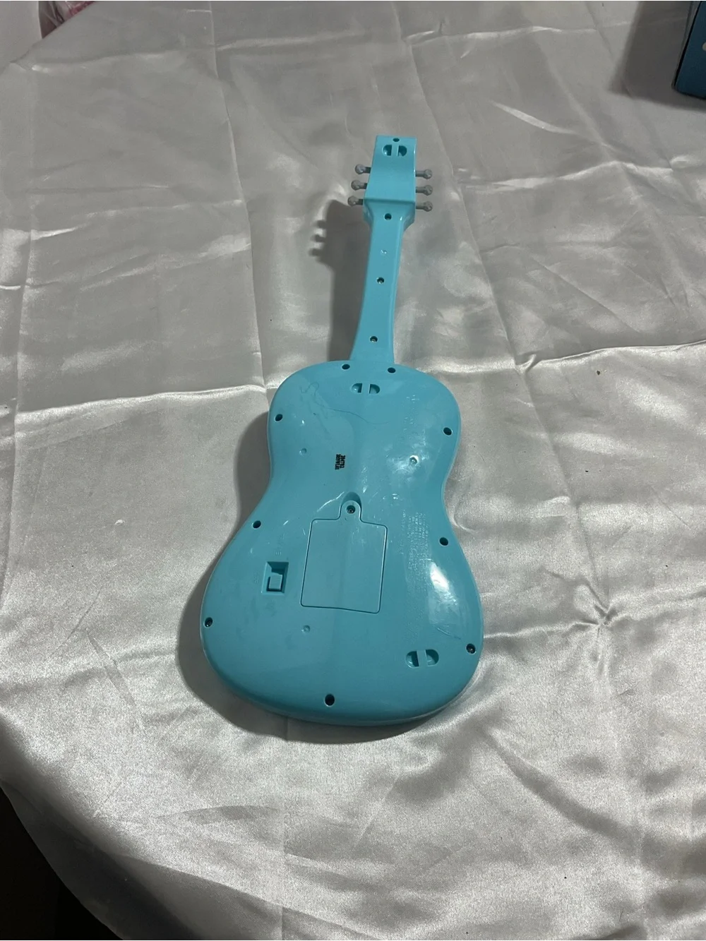 Kids Toy Acoustic Guitar - Light Blue Frozen-Themed Design